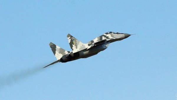 爱配配资 乌克兰空军一架米格-29战斗机失事 飞行员死亡